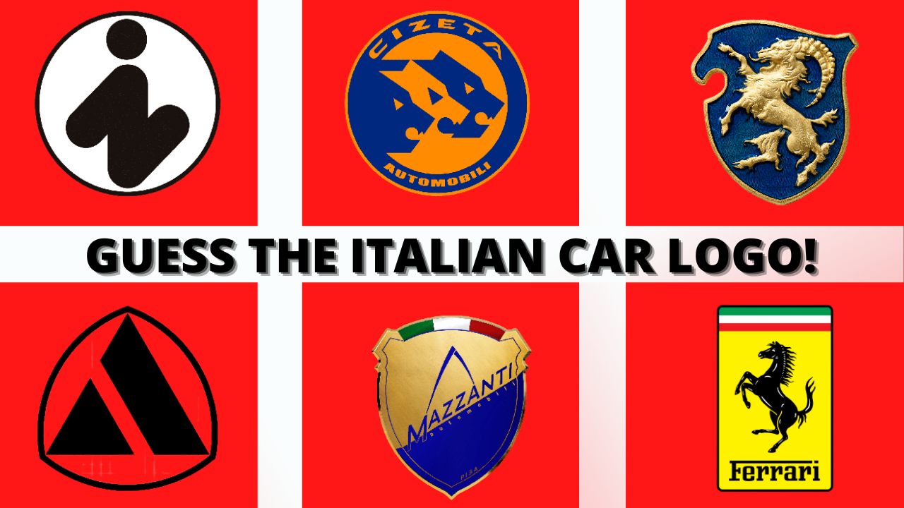 Guess Italian car logos