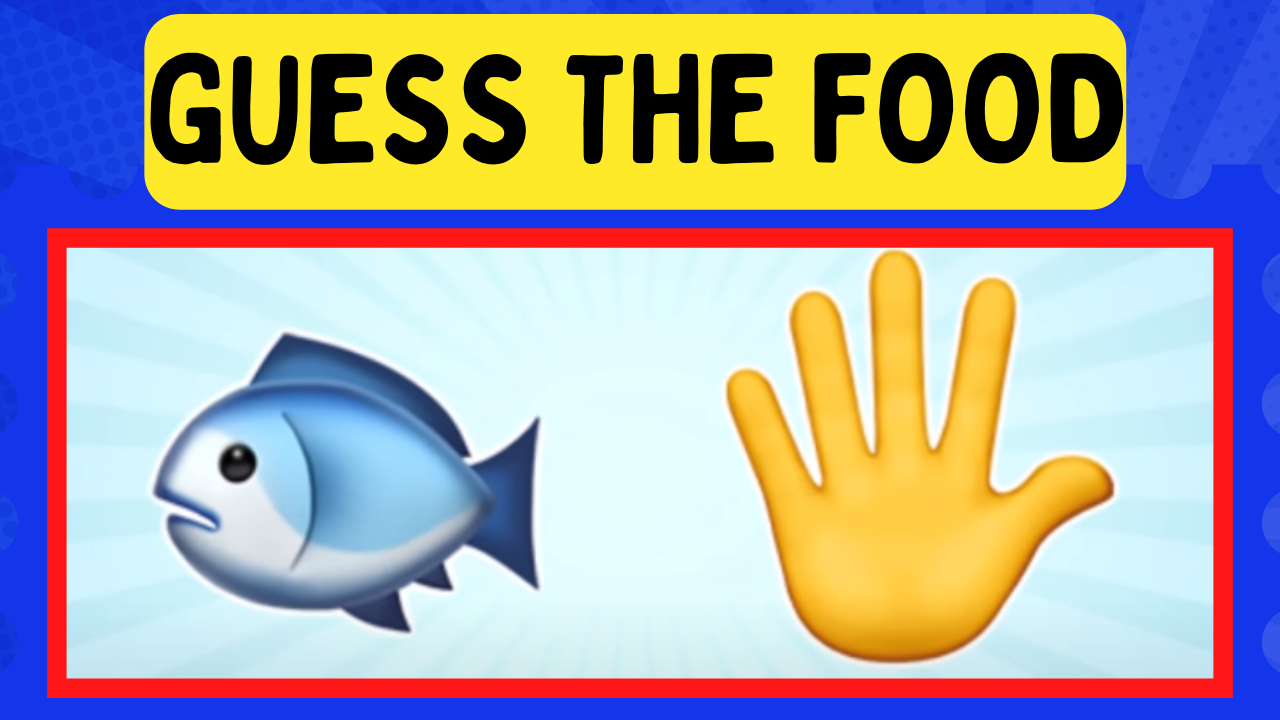 Guess the Food by the Emojis